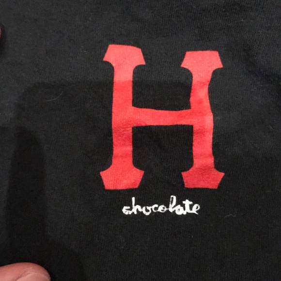 HUF x Chocolate collaboration T shirt - Picture 2 of 4